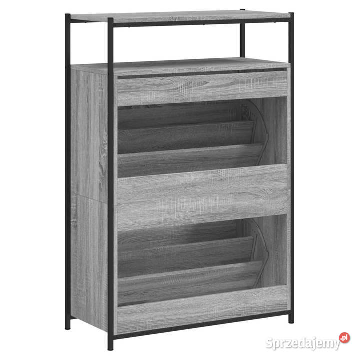 Szafka na buty szary dąb sonoma 75x34x112 Warszawa