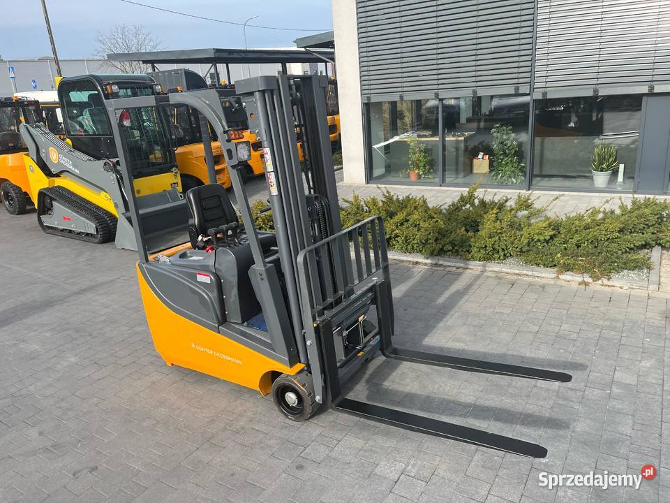 Wózek widłowy elektryczny trójkołowy 15T nowy świętokrzyskie