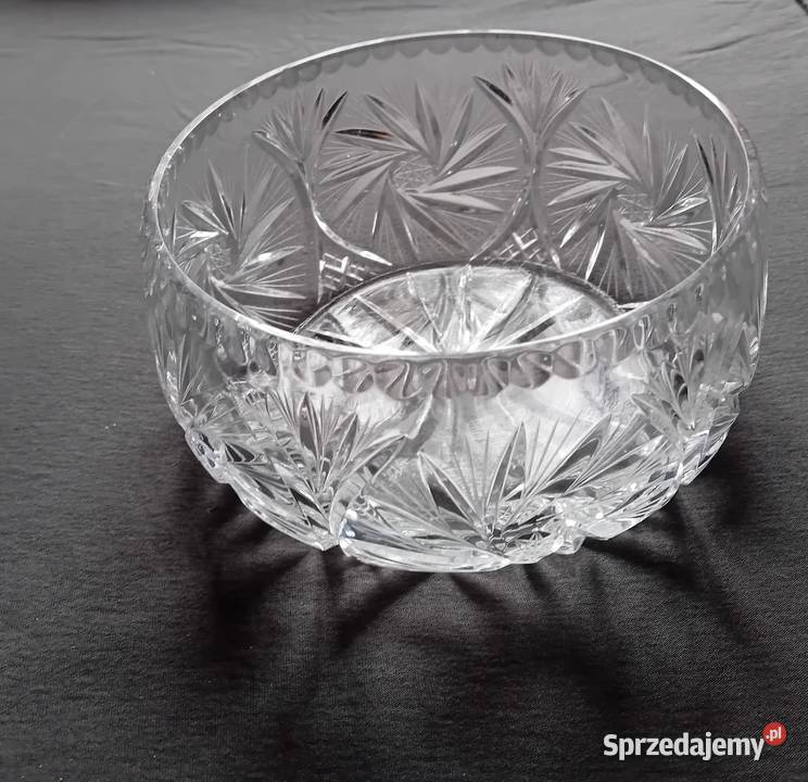 Misa kryształowa wzór Młynek Średnica 195 Koźminek