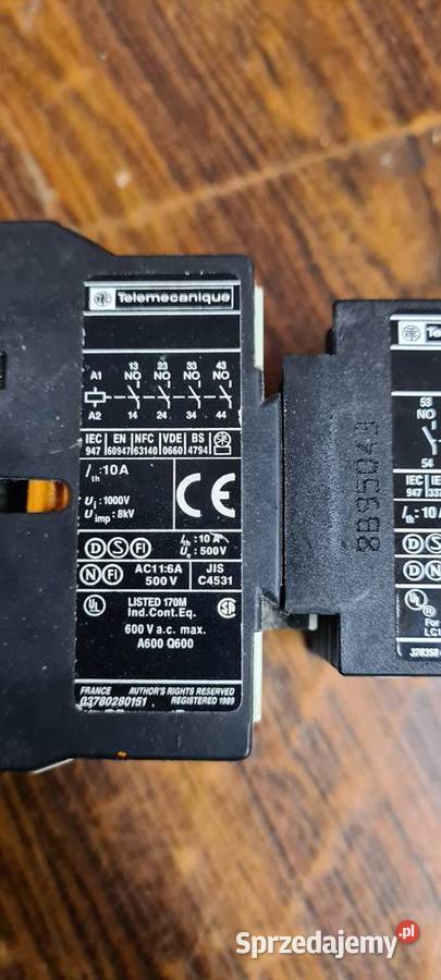 Styczniki Telemecanique 55KW 4KW dolnośląskie Wiśniowa