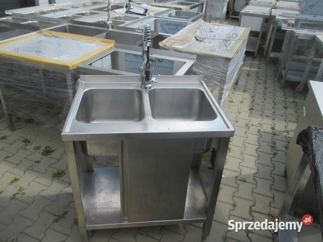 Zlew Gastronomiczny 2 Komorowy Drzwi Suwane Z Ostrów Wielkopolski