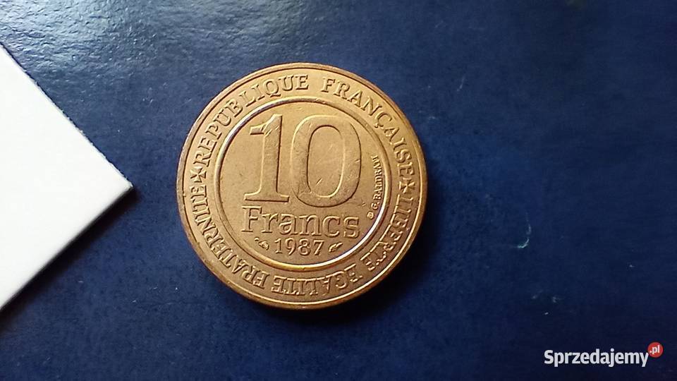 Stare monety 10 frank 1987 Francja