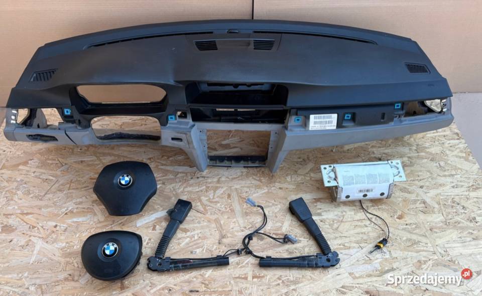 BMW E90 E91 AIRBAG KONSOLA PASY DESKA POD NAVI Kłodzko sprzedam