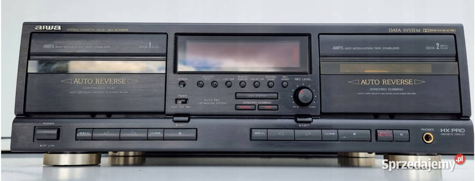 Magnetofon catette deck Aiwa ADWX828 AD WX 828 Międzychód