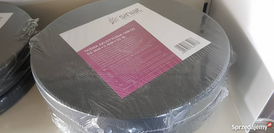 Taśma akustyczna 30x3x30 m 50x3x30 m Materiały budowlane