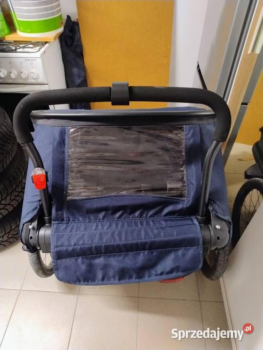 Hamax Pioneer przyczepka rowerowa dwójki dzieci