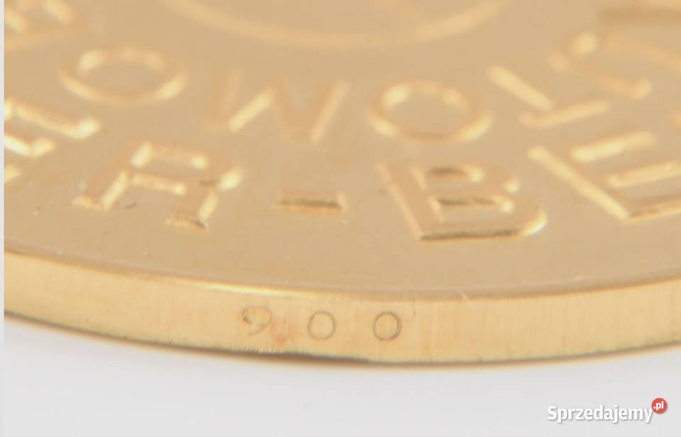 Złota moneta na 100 lecie firmy Mercedes 1 z 3 Poznań