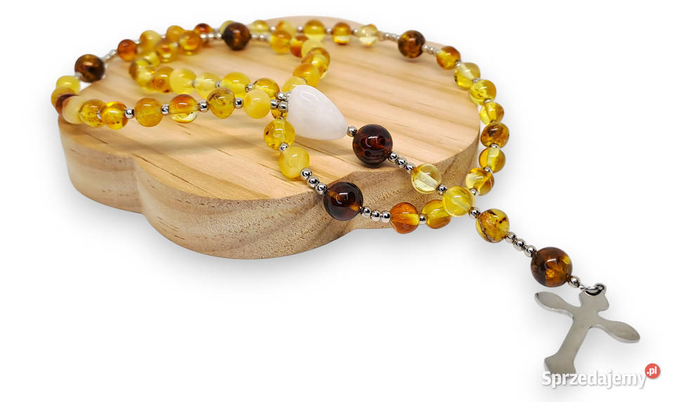 Różaniec z bursztynu BURSZTYN BAŁTYCKI 1692 mazowieckie