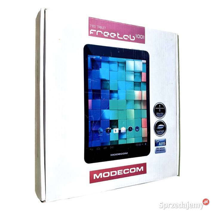 Tablet Modecom FreeTAB 1001 srebrny Wi-Fi  mazowieckie Warszawa