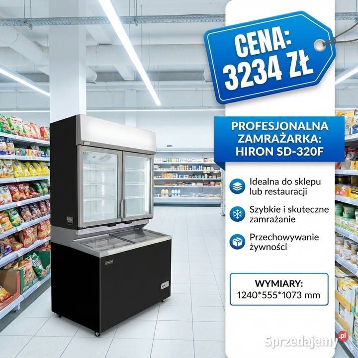 Zamrażarka Hiron SD320F wolnostojące Wrocław sprzedam