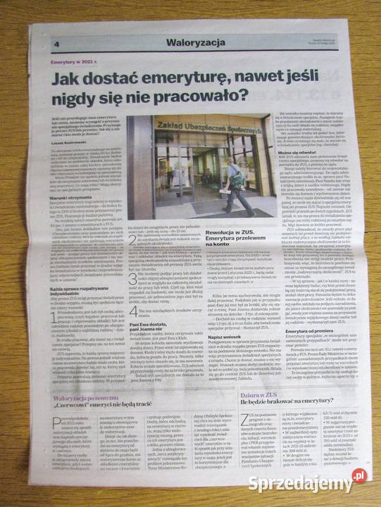 Waloryzacja Gazeta Wyborcza miękka Pozostałe sprzedam