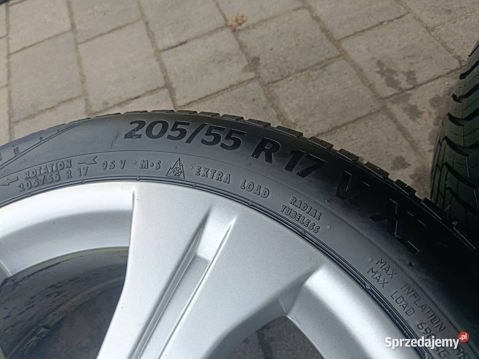 Alufelgi 17 renault z oponami Elbląg