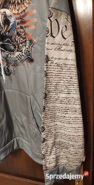 Ogromna nowa bluza lekko ocieplana 5XL oliwkowa Odzież codzienna małopolskie Kraków sprzedam