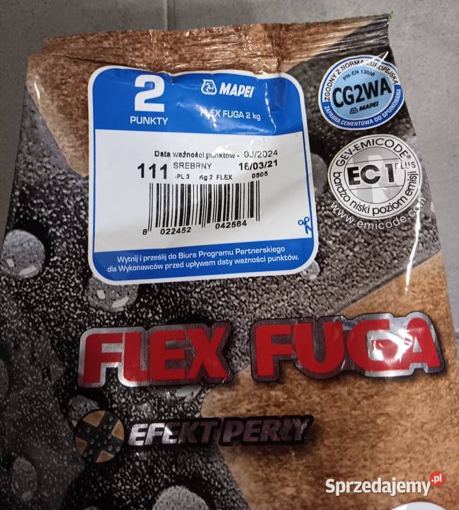 Fuga Mapei Silver srebrny 111 opakowanie 2 Fugi Białystok