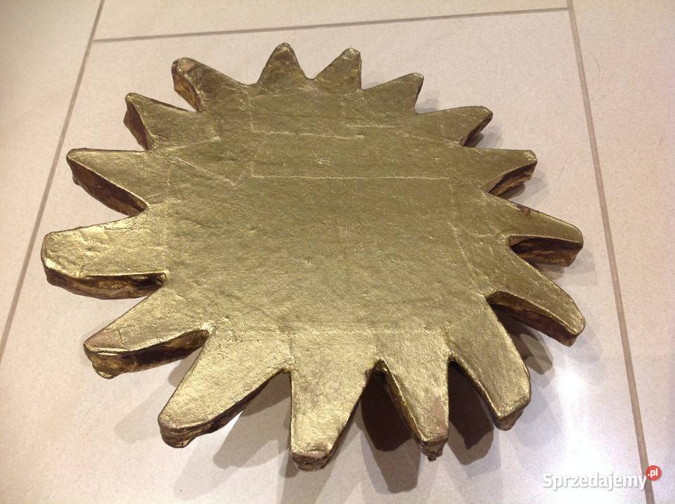 Dekoracja Ścienna Złote Słońce