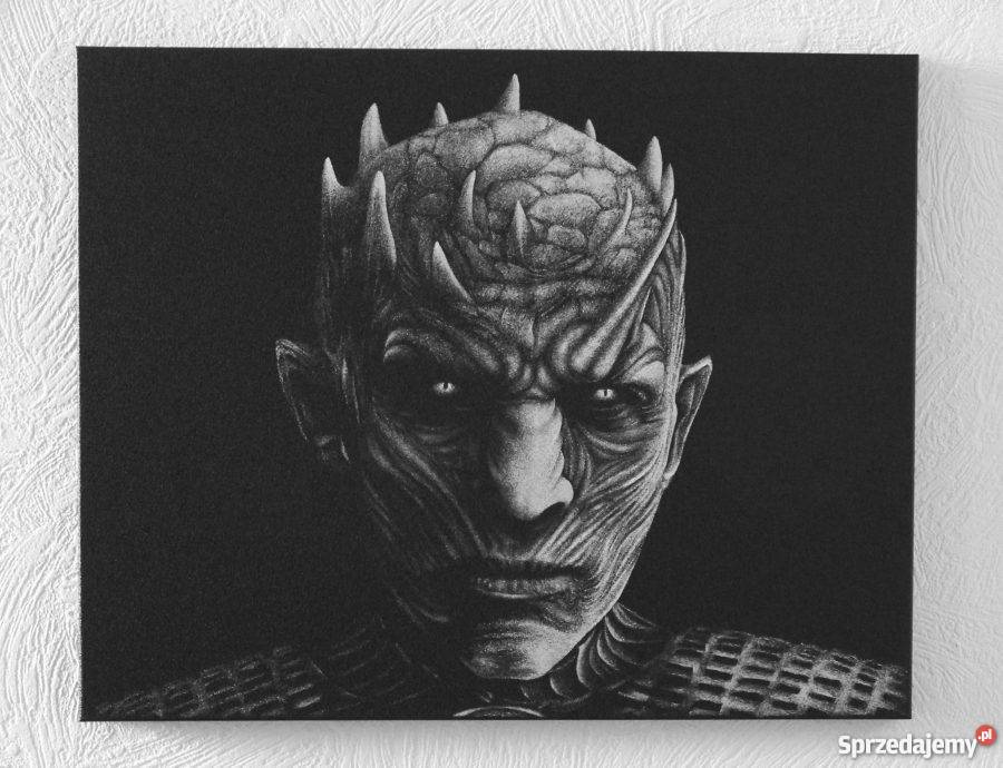 Obraz ręcznie grawerowany White Walker Gra o Sandomierz