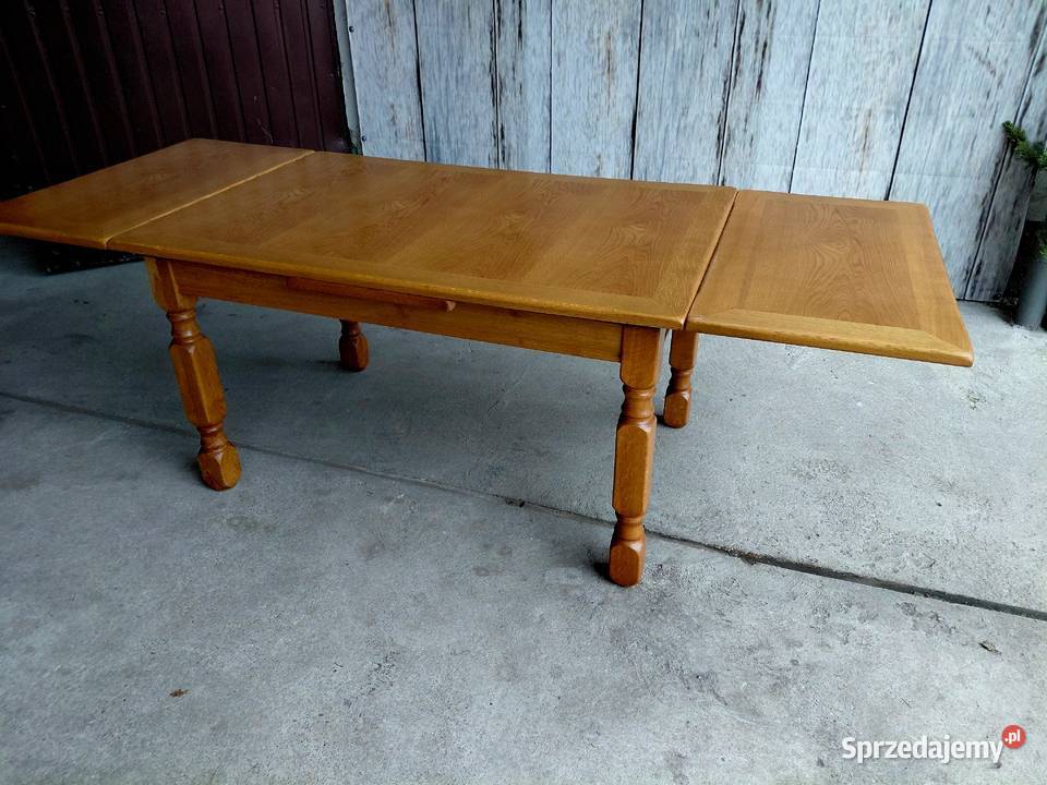 stół bukowy prostokątny rozkładany 498 Byczyna