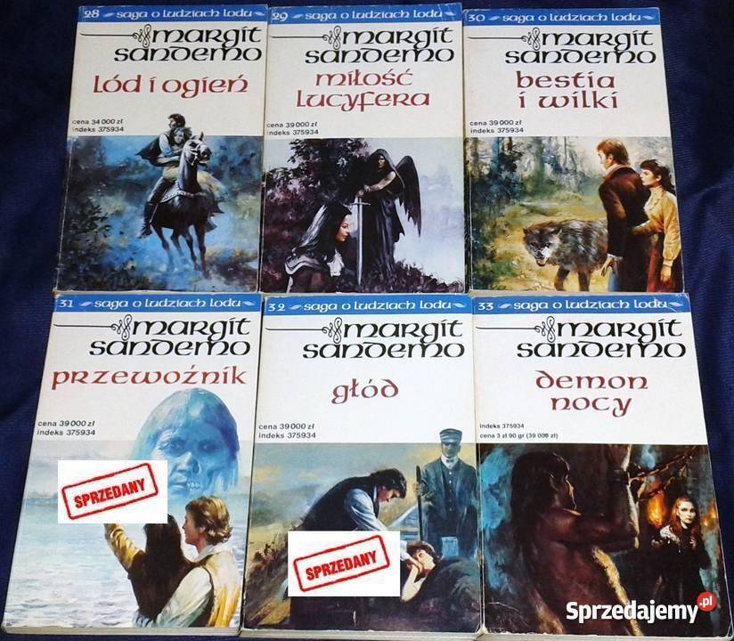Saga o Ludziach Lodu 29 części Margit Sandemo Chełm sprzedam