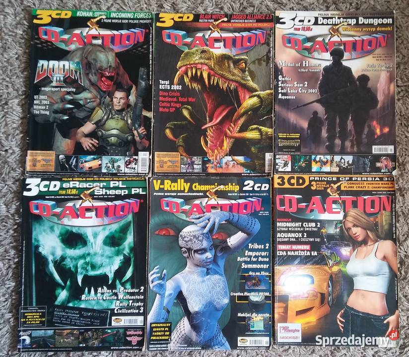 Magazyn CdAction 12 sztuk Tablet Czasopisma Dolsk sprzedam