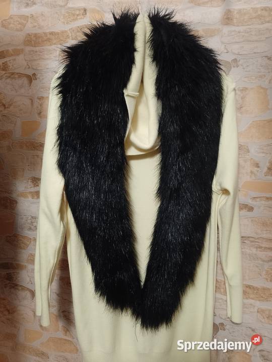 Ekskluzywny długi Futrzany kołnierz z Londynu małopolskie sprzedam