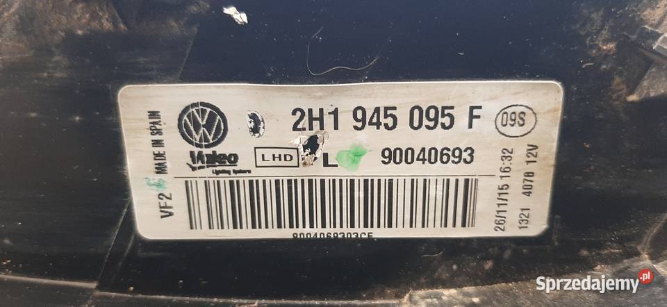 VW AMAROK LAMPA LEWA TYŁ 2H1945095C Lampy tylne Kościerzyna