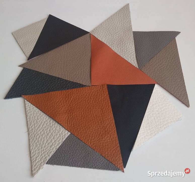 Skóra Trójkąt Trójkąty 70 sztuk Licowa Włoska pomorskie Gdańsk
