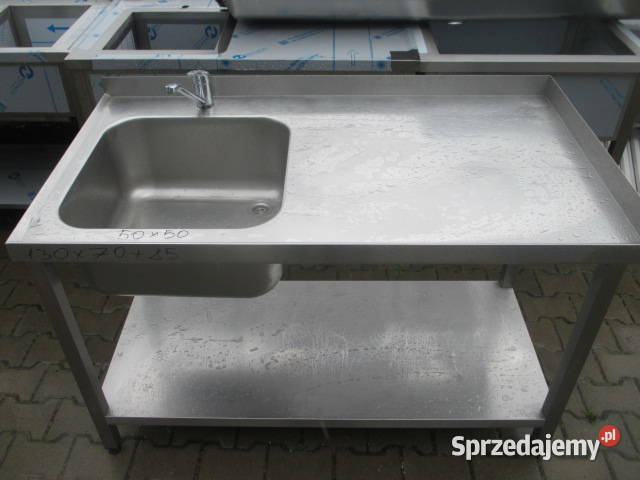 Zlew Gastronomiczny 1 komorowy z półką Ostrów Wielkopolski