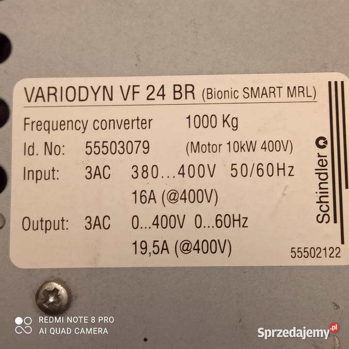 Falownik Schindler Variodyn VF 24 BR sprzedam