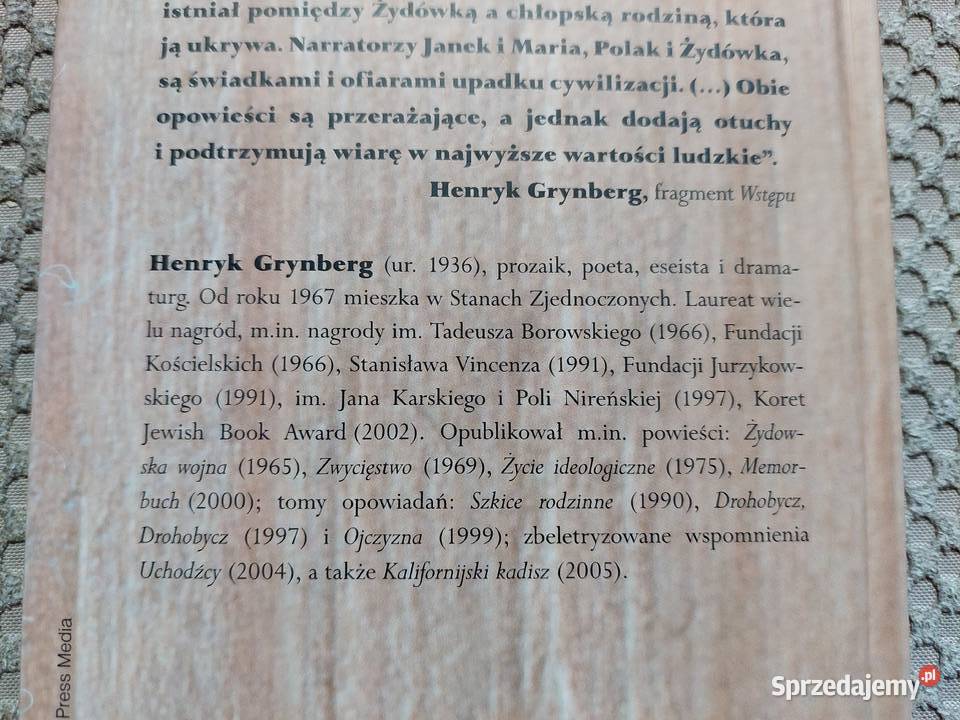 Janek i Maria Henryk Grynberg Rok wydania 2006 Kraków