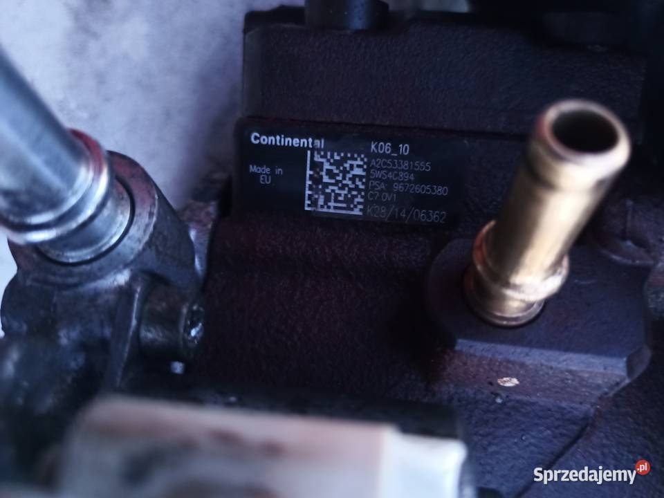 POMPA WTRYSKOWA PEUGEOT 207 208 308 508 16 EHDI Części samochodowe Tuliszków sprzedam