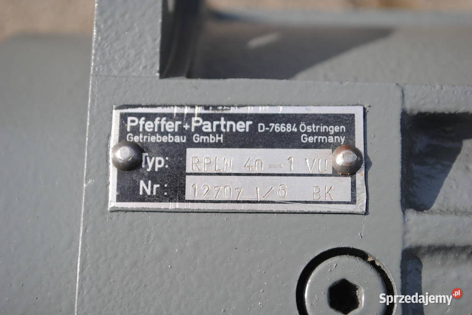 Motoreduktor 35kw typ RPLN401VU Servo silnik Biznes i Przemysł Kargowa