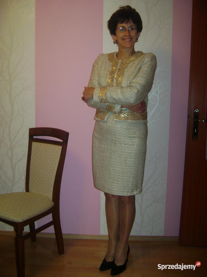 KOSTIUM CHANEL czarny Katowice