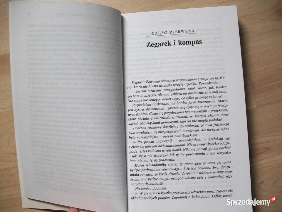 Najpierw rzeczy najważniejsze S R Covey książka Siedlce