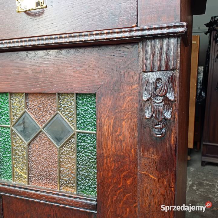 Stylowa Bieliźniarka Secesyjna z Witrażami Suchorzew