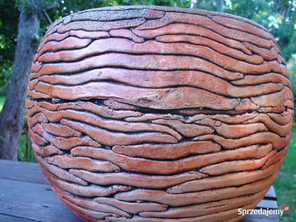 Ceramiczna donica ogrodowa śr 40 mrozoodporna Jelenia Góra