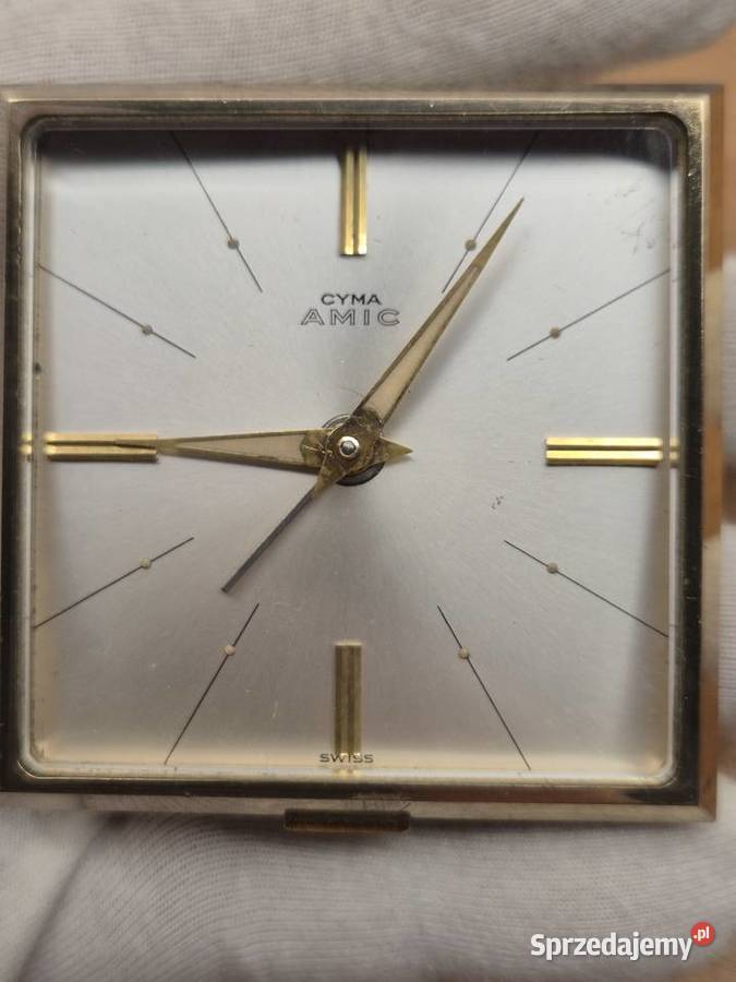 Stary podróżny budzik Cyma AMIC śląskie Chorzów
