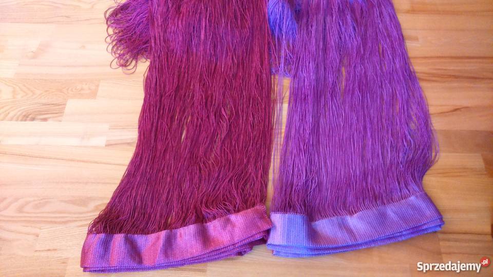 Firana makaron róż malina 290x250 odcienie różowego Wystrój okien Radom