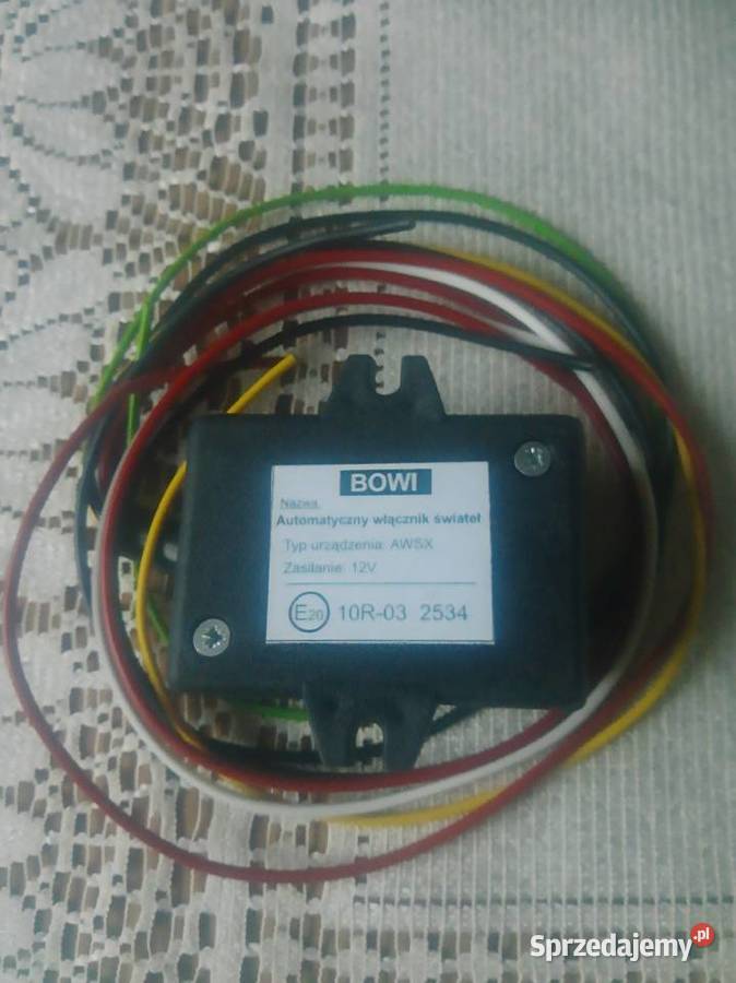 Automatyczny elektroniczny włącznik świateł AWSX lubelskie Karczmiska Pierwsze