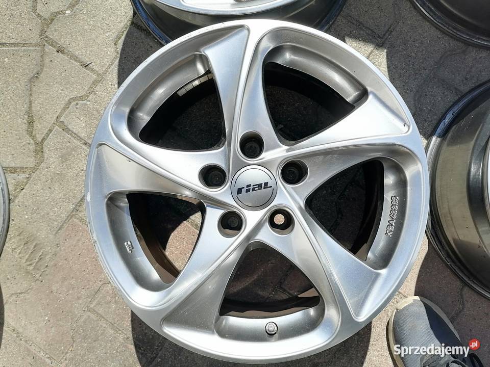Felgi Rial 75x16 ET48 Komplet czujniki VW Audi
