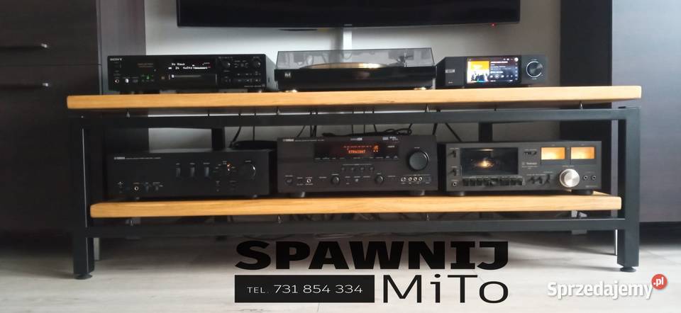 Stolik audio Hifi szafka Rtv ława dębowa pod RTV Sosnowiec