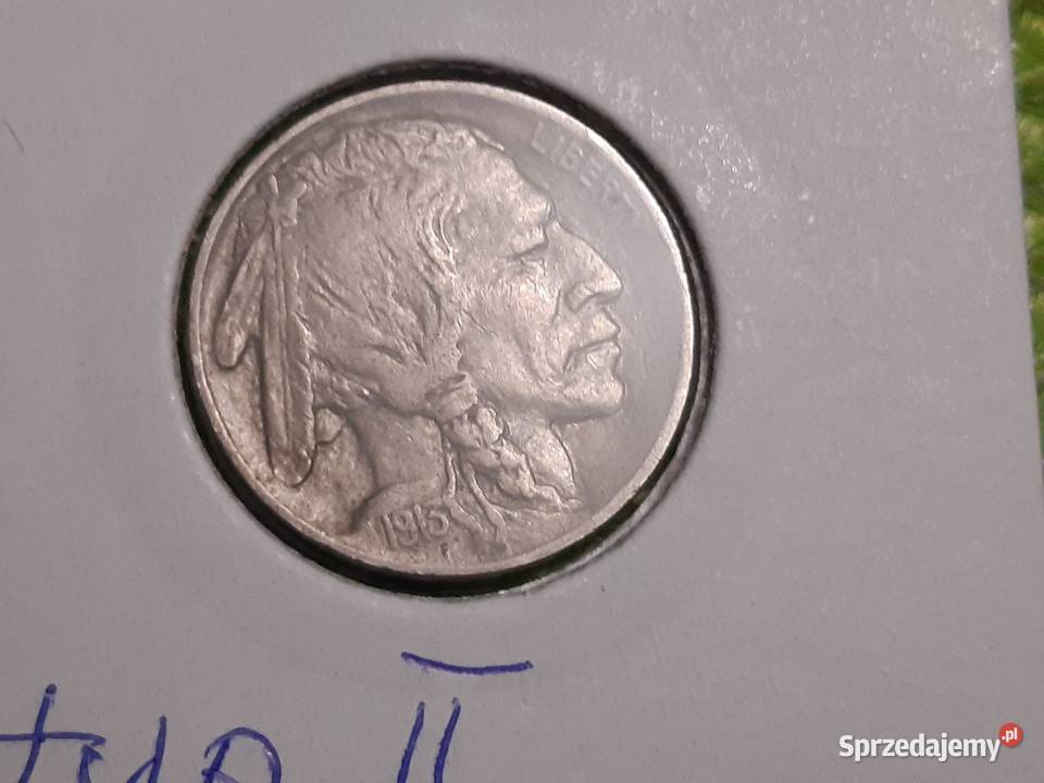 moneta USA 5 centów z 1913r Łomża