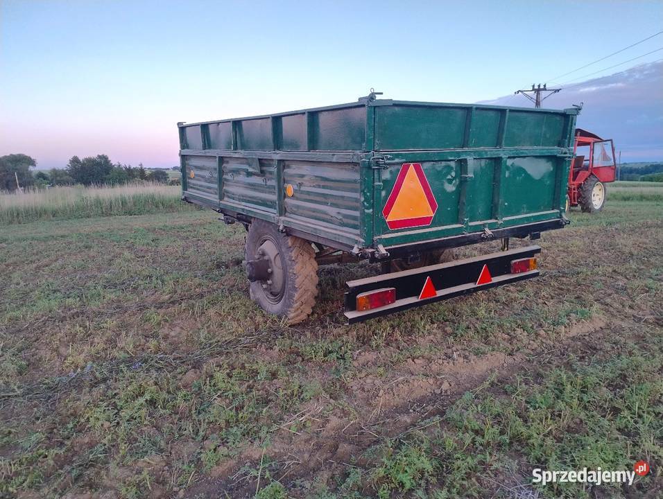 Przyczepa rolnicza jednoosiowa sztywna nieuszkodzony świętokrzyskie Opatów sprzedam