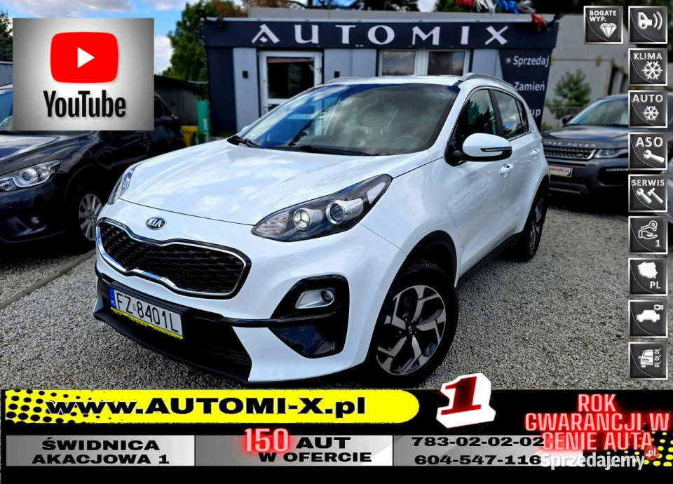 Kia Sportage PERŁA LIFT Salon Iwł 16 Benz SUPER Świdnica