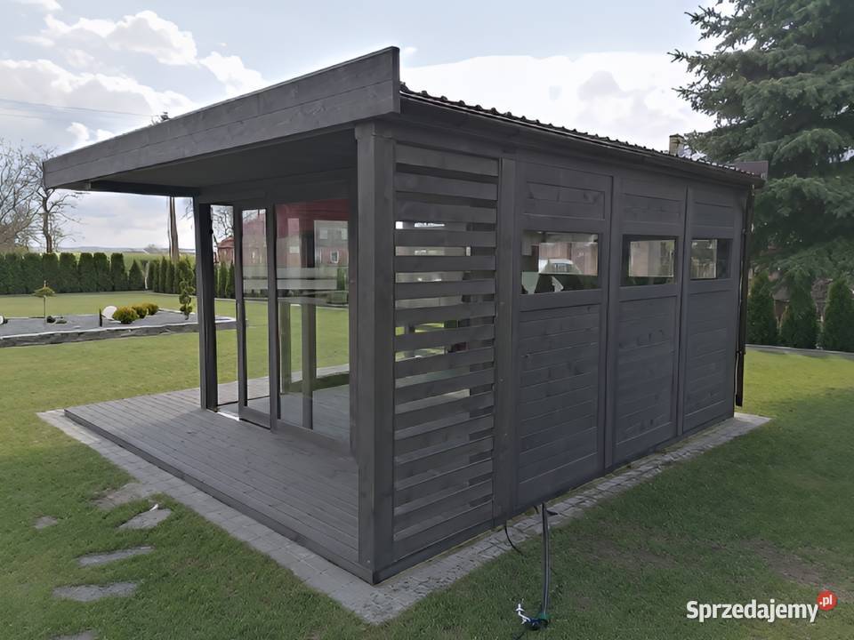 Altana 29 Szklana 4x5m z Dachem z Blachy Podłogą Parzymiechy sprzedam