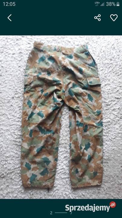 Spodnie NVA blumentam NRD DDR moro niemieckie Chotyłów