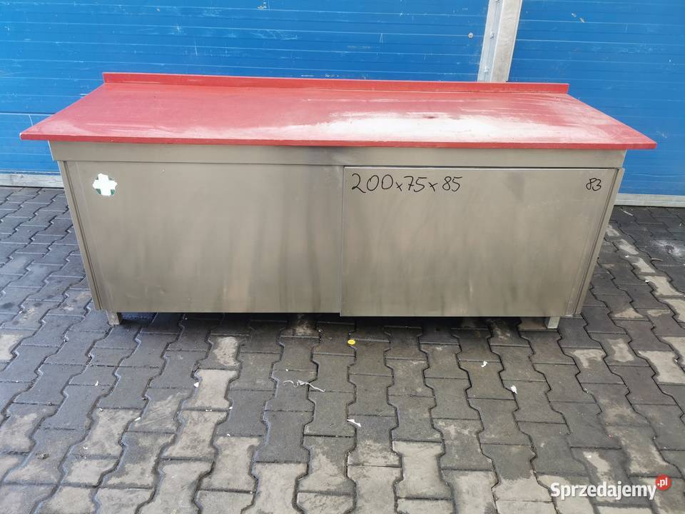 Stół roboczy drzwi suwane 200x70x85 83 Krotoszyn