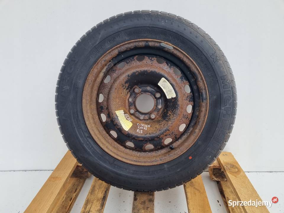 Peugeot Citroen KOŁO ZAPASOWE zapas 18565 R15 Samochodowe sprzedam