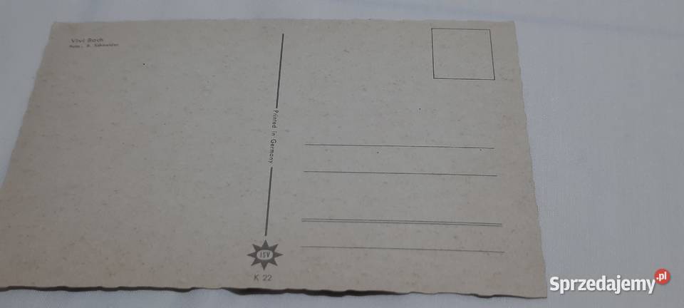 pocztówka z aktorką Vivi Bach Warszawa