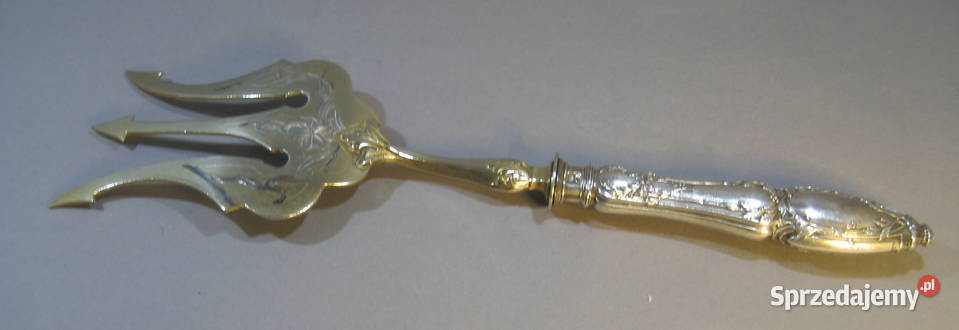 Srebrny Widelec Stolowy Minerwa Warszawa