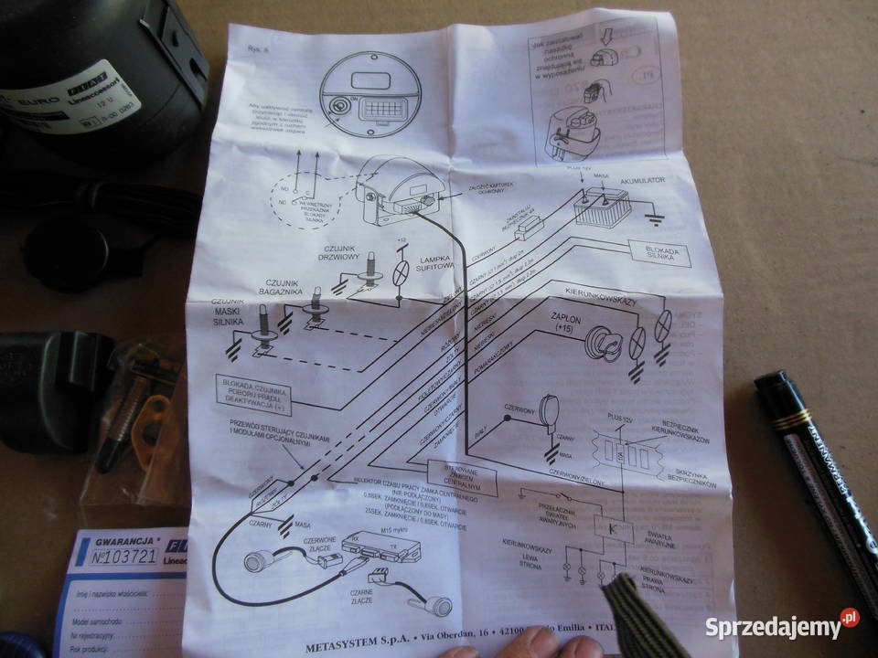 60795191 AUTO ALARM FIAT ALFA ROMEO LANCIA Kozy